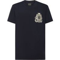 T-Shirt mit barockem Wappen-Print