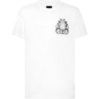 Jersey T-Shirt mit Wappen-Grafik