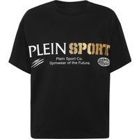Lockeres Baumwoll-T-Shirt mit Grafikprint