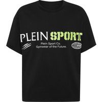 Baumwoll-T-Shirt mit Grafik-Logo-Print