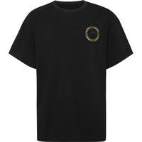Oversized Baumwoll-T-Shirt mit Logo