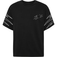 Grafik-T-Shirt mit Kratz-Print