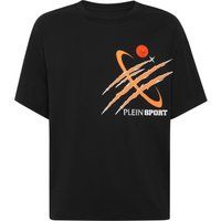 Baumwoll-T-Shirt mit Scratch-Grafik