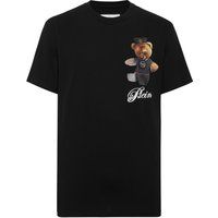 Baumwoll-T-Shirt mit Teddybär-Grafik
