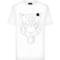 Grafik-T-Shirt mit Tigerkopf-Motiv
