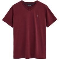 Essentielles T-Shirt mit V-Ausschnitt