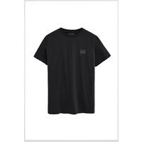 Straight-Fit Baumwollshirt mit Patch