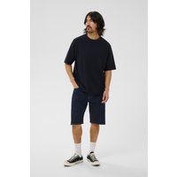 Strukturiertes Lockeres Ripp-Shirt