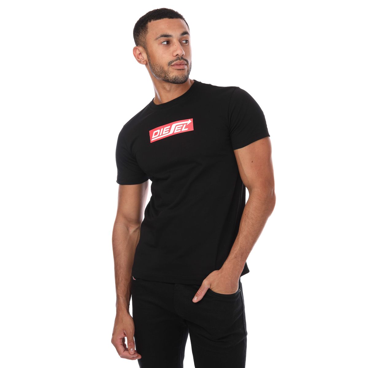 Klassisches Logo-Box Baumwoll-T-Shirt