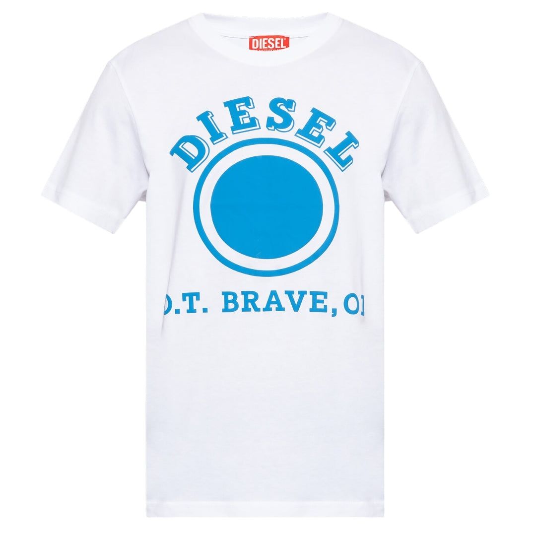 T-Shirt mit grafischem Rundlogo