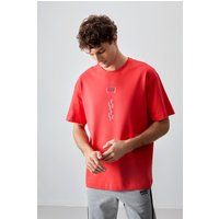 Oversize-T-Shirt mit Grafik-Print