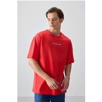 Übergroßes Logo-T-Shirt aus Baumwolle