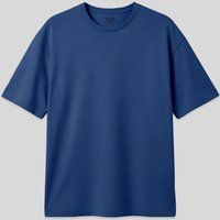 Oversized Baumwoll-T-Shirt mit Rundhalsausschnitt