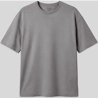 Oversized Baumwoll-T-Shirt mit Rundhalsausschnitt