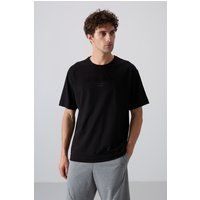 Oversized-T-Shirt mit Logoprägung