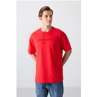 Übergroßes Logo-Jersey-T-Shirt