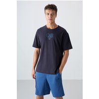 Übergroßes T-Shirt mit Grafik-Print