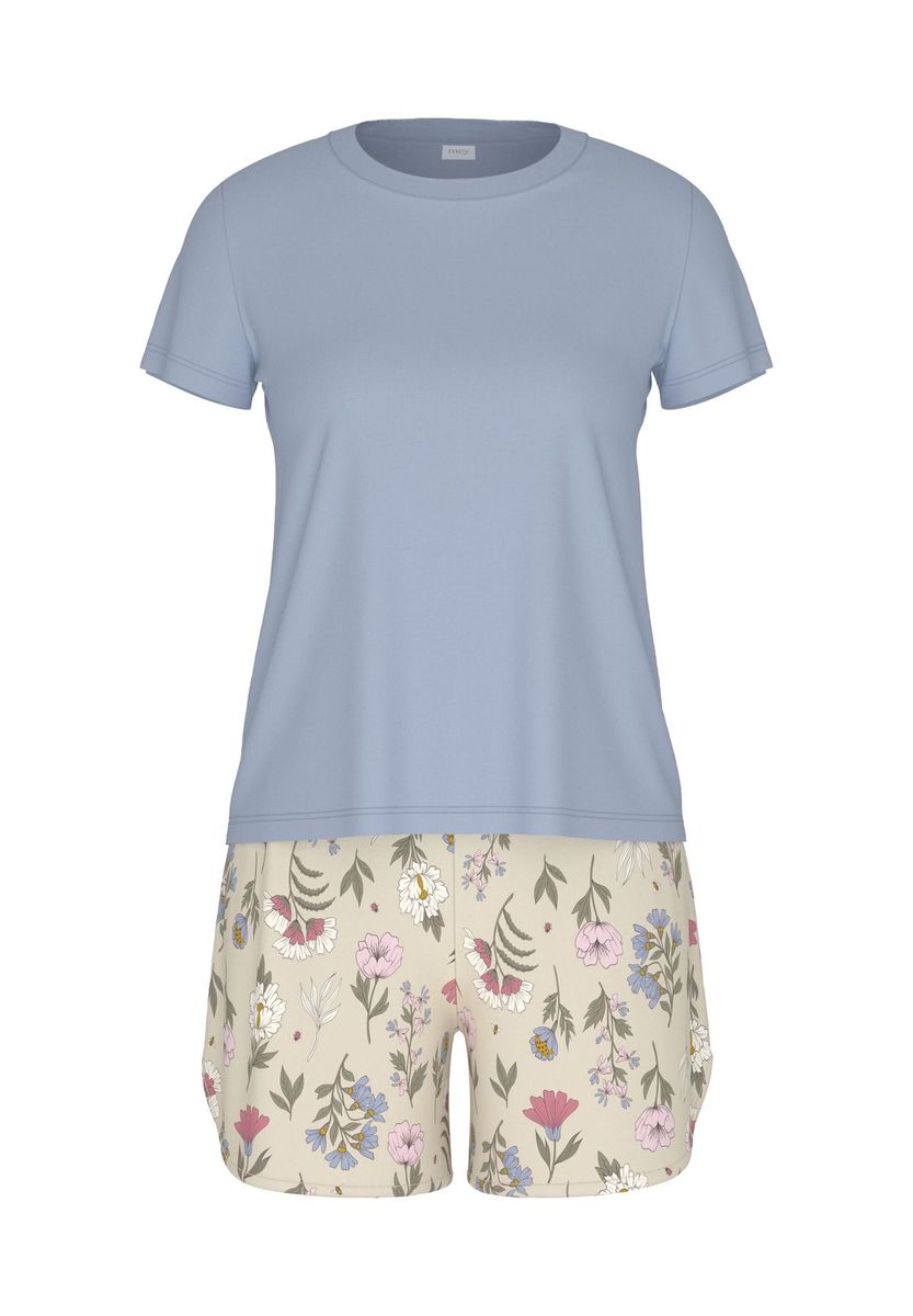 Entspanntes Schlafanzug-Set mit Blumendruck