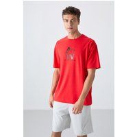 Oversized Anti-Hero Grafik-T-Shirt