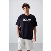 Oversize T-Shirt mit ICON-Grafik