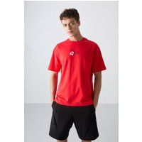 Übergroßes T-Shirt mit Logo-Print
