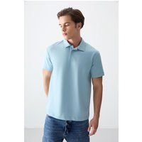 Übergroßes Polokragen-T-Shirt