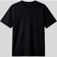 Strukturiertes Oversize-T-Shirt mit Rundhalsausschnitt