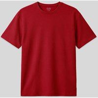 Übergroßes Stretch-T-Shirt mit Rundhalsausschnitt