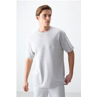 Oversized T-Shirt mit Rundhalsausschnitt