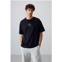Übergroßes T-Shirt mit Logo-Grafik
