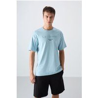 Oversized Logo-T-Shirt aus Jersey