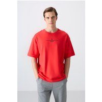 Oversized-T-Shirt mit Grafikprint