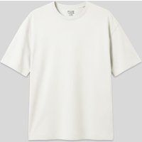 Oversized Baumwollmix-T-Shirt mit Rundhals