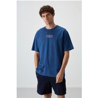 Oversized Jersey T-Shirt mit Grafik