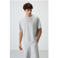 Oversize-T-Shirt mit Rundhalsausschnitt