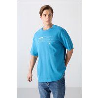 Bedrucktes Oversize-T-Shirt aus Jersey