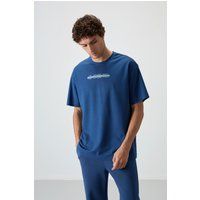 Oversized-T-Shirt mit Grafik-Logo