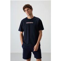 Oversize-T-Shirt mit Logo-Print