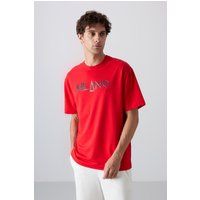 Oversized T-Shirt mit Grafik-Print