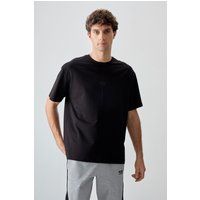 Oversize-T-Shirt mit Rundhalsausschnitt