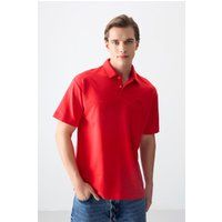 Oversize-Polohemd aus Jersey