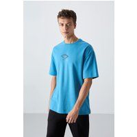 Übergroßes T-Shirt mit Logodruck