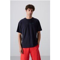 Oversize-T-Shirt mit Rundhalsausschnitt