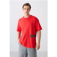 Oversized Crewneck mit Grafik-Patch