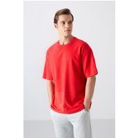 Oversized-T-Shirt mit Brusttasche