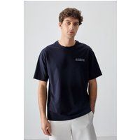 Oversized T-Shirt mit Print-Detail