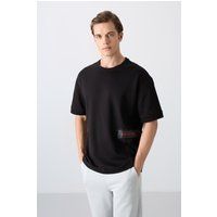 Oversize T-Shirt mit Grafik-Patch