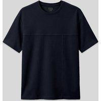 Strukturiertes Jersey-T-Shirt in Übergröße