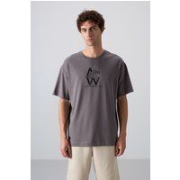 Oversized T-Shirt mit Grafikprint