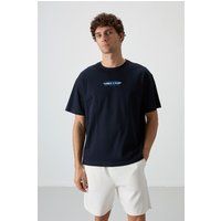 Oversized Graphic-T-Shirt aus Baumwollmix